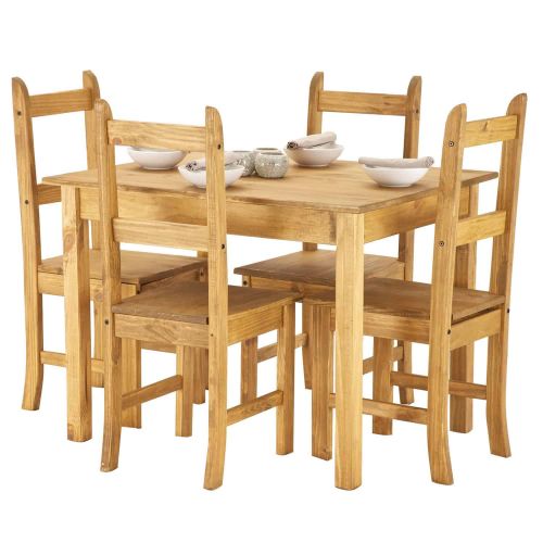 Ecuador Dining Table with 4 Chairs
